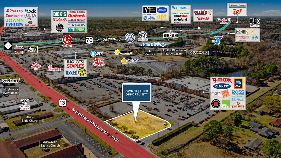 More Photos Of 1305 N Berkeley Blvd, Goldsboro Land For Lease