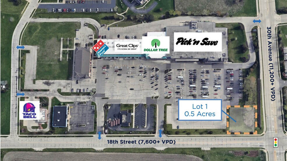 Primary Photo Of 2931 18th St, Kenosha General Retail For Lease
