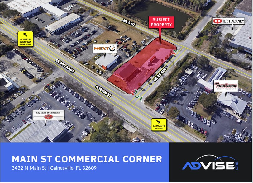 Primary Photo Of 3432 N Main St, Gainesville Freestanding For Lease