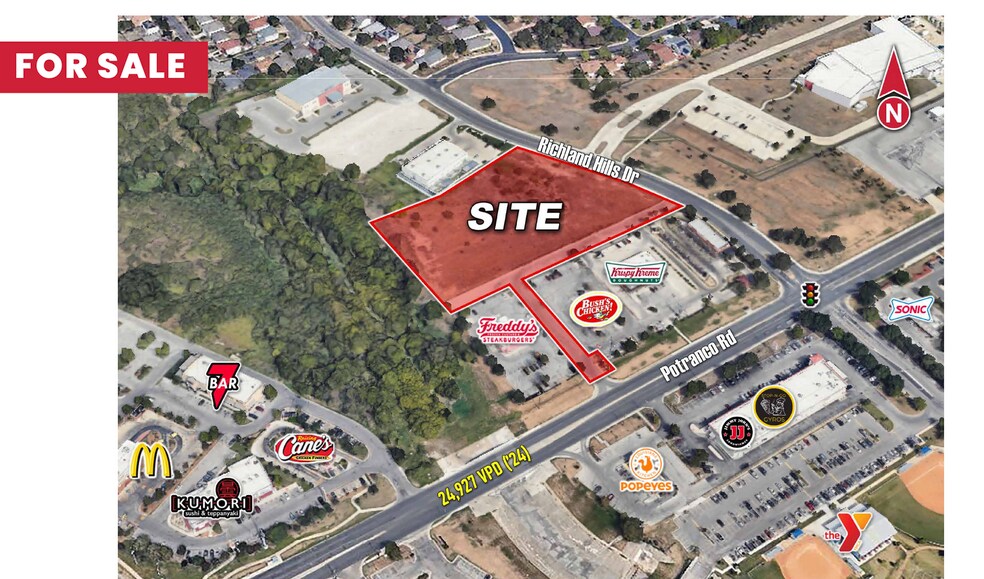 Primary Photo Of 1123 Richland Hills Dr, San Antonio Land For Sale