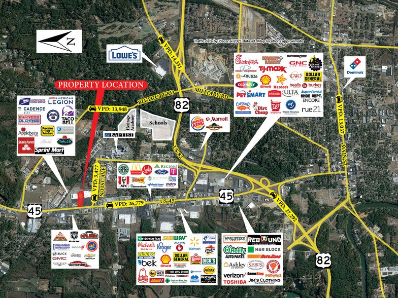 More Photos Of 2310-2318 Highway 45, Columbus Unknown For Lease