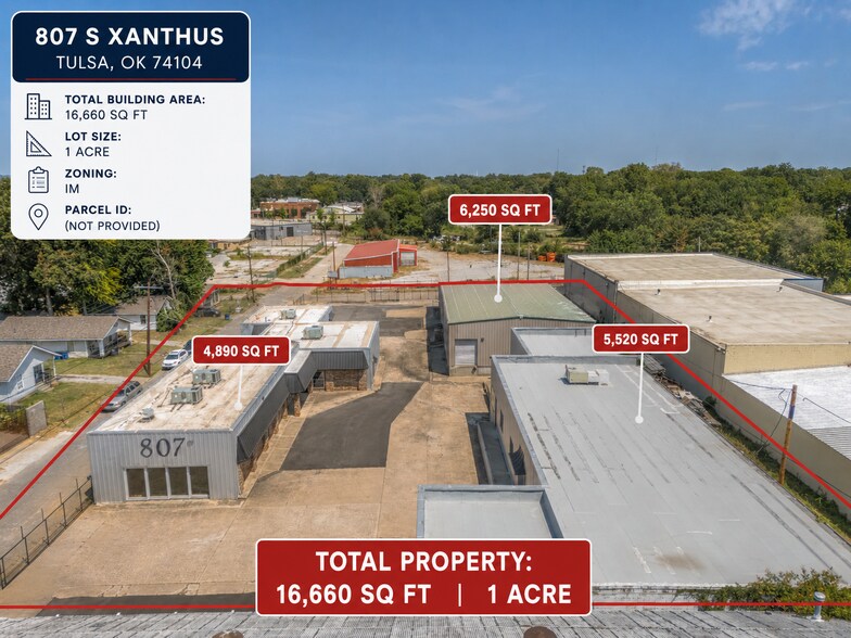 Primary Photo Of 807 S Xanthus Ave, Tulsa Warehouse For Lease
