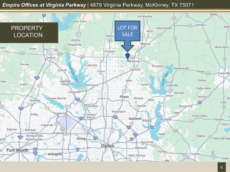 More Photos Of 4879 Virginia Parkway, McKinney Land For Sale