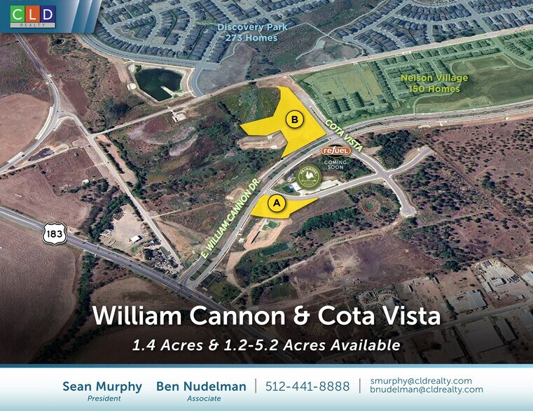 Primary Photo Of Easton Park - William Cannon & Cota Vista, Austin Land For Sale