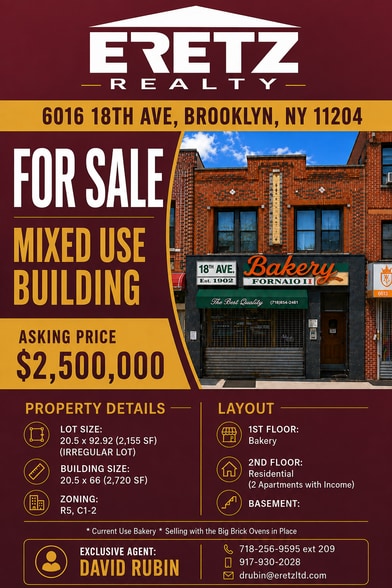 More Photos Of 6016 18th Ave, Brooklyn Storefront For Sale