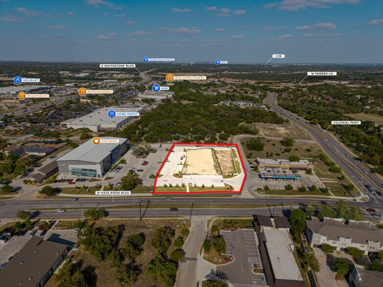 Primary Photo Of 820 N Vista Ridge Blvd, Cedar Park Land For Sale