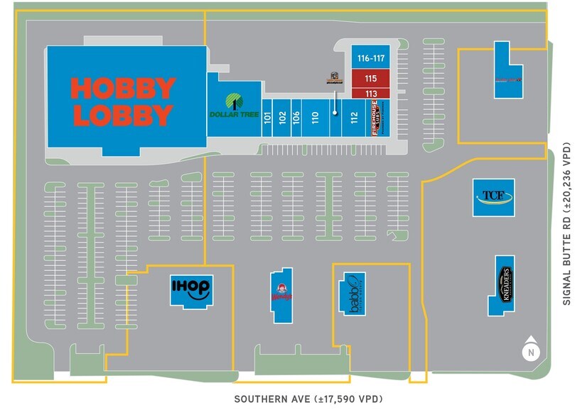 More Photos Of 10656-10720 E Southern Ave, Mesa General Retail For Lease