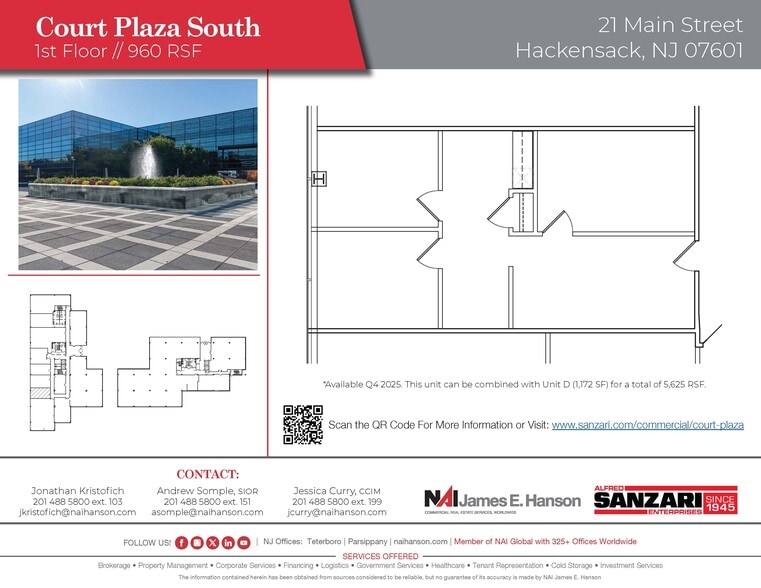More Photos Of 25 Main St, Hackensack Unknown For Lease