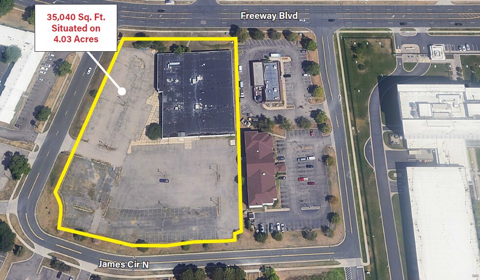 Primary Photo Of 6440 James Cir N, Brooklyn Center Bowling Alley For Sale