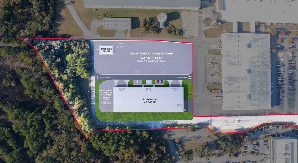 More Photos Of 4500 Leeds Avenue, North Charleston Warehouse For Lease