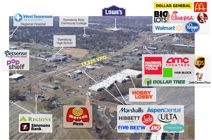 More Photos Of 2375 Parr Ave, Dyersburg Fast Food For Sale