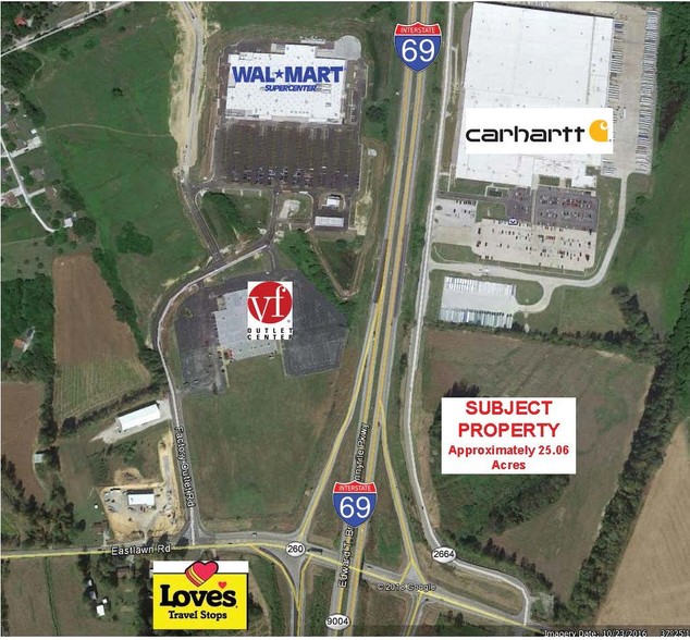 Primary Photo Of Estill Baker Rd @ I69 & SR260, Hanson Land For Sale