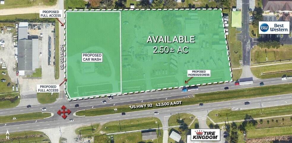 Primary Photo Of US Hwy 92 & Howard rd, Auburndale Land For Lease