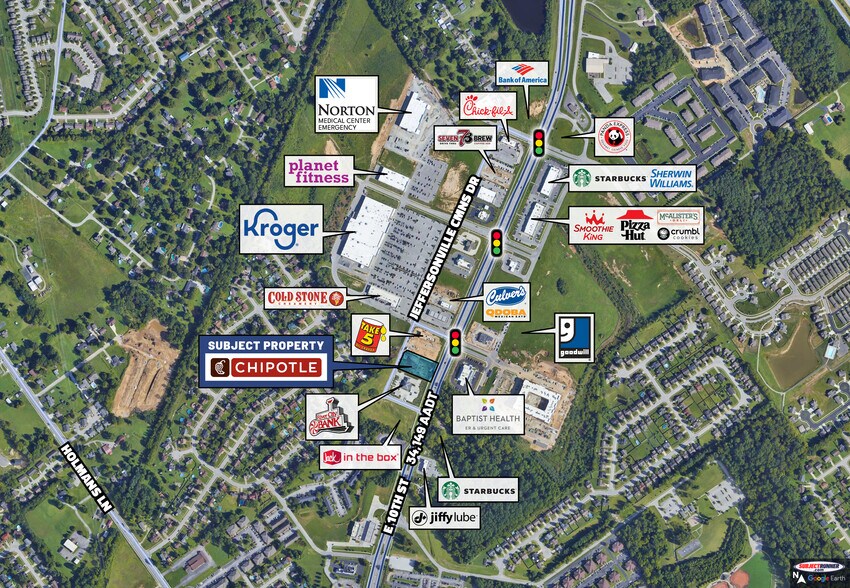 More Photos Of 3513 E 10th St, Jeffersonville General Retail For Sale