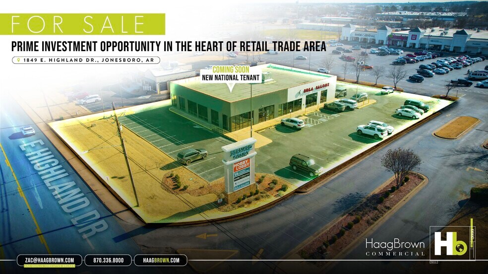 Primary Photo Of 1849 E Highland Dr, Jonesboro Storefront Retail Office For Sale