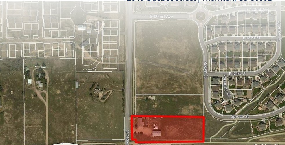 Primary Photo Of 12040 E Quebec St, Thornton Land For Sale
