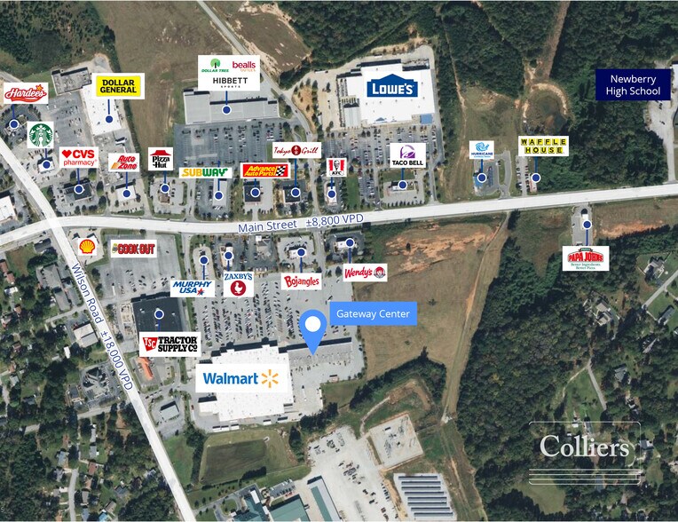 More Photos Of 2814-2832 Main St, Newberry Storefront For Lease