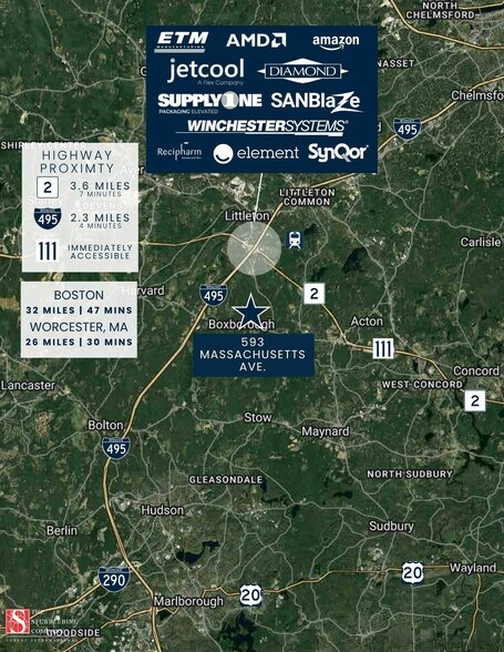 More Photos Of 593 Massachusetts Ave, Boxborough Warehouse For Sale