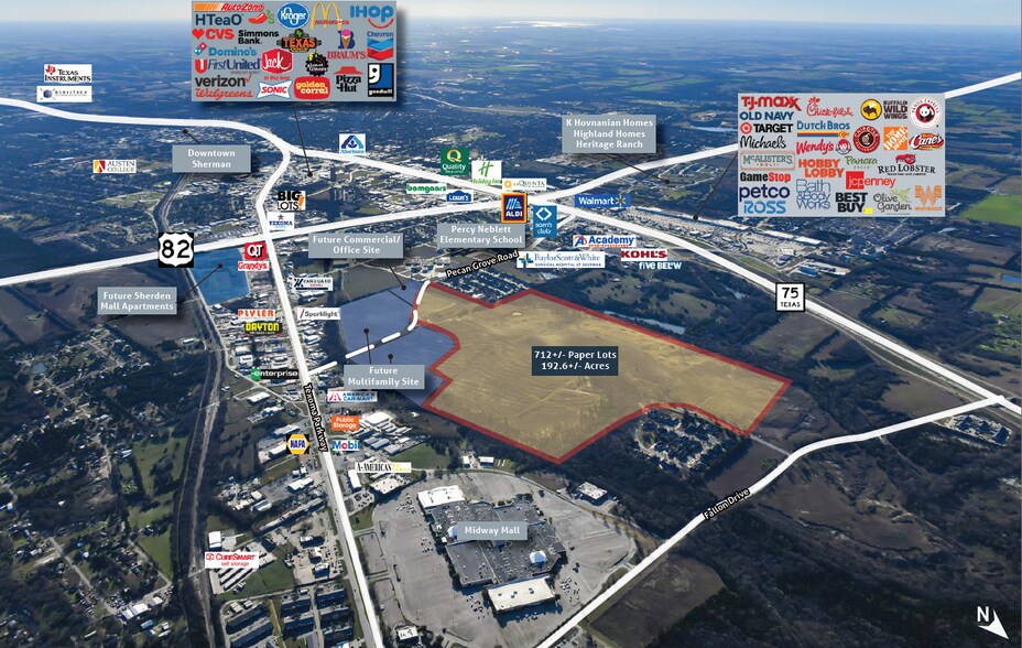 More Photos Of Texoma Pkwy Sherman TX 75090, Sherman Land For Sale