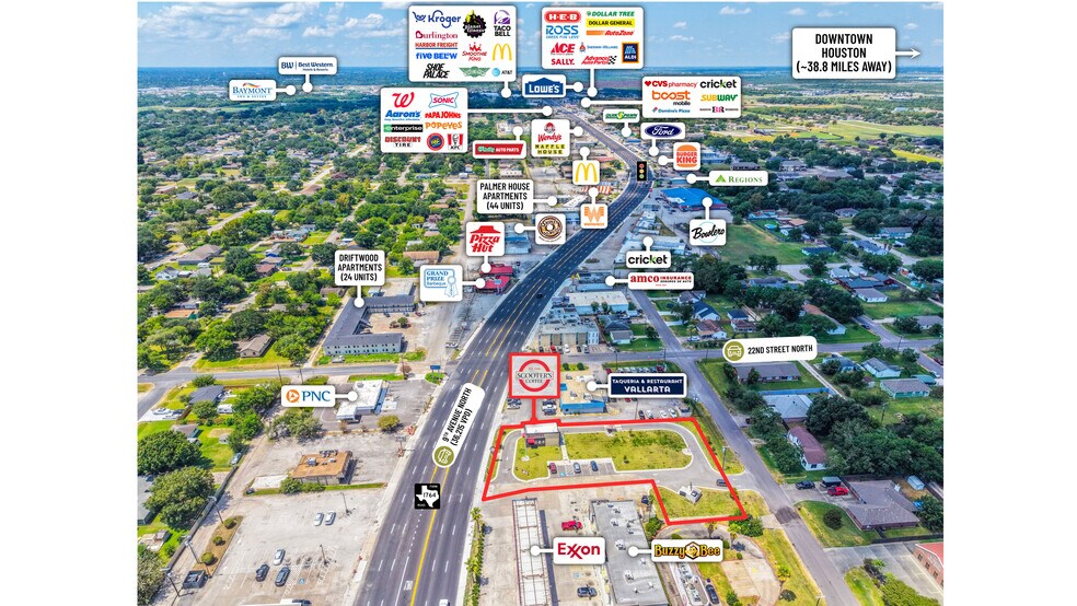 More Photos Of 2116 9th N ave, Texas City Fast Food For Sale