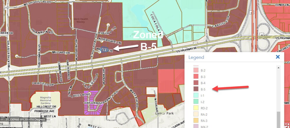 More Photos Of 0 Wesley Cir, Hattiesburg Land For Sale