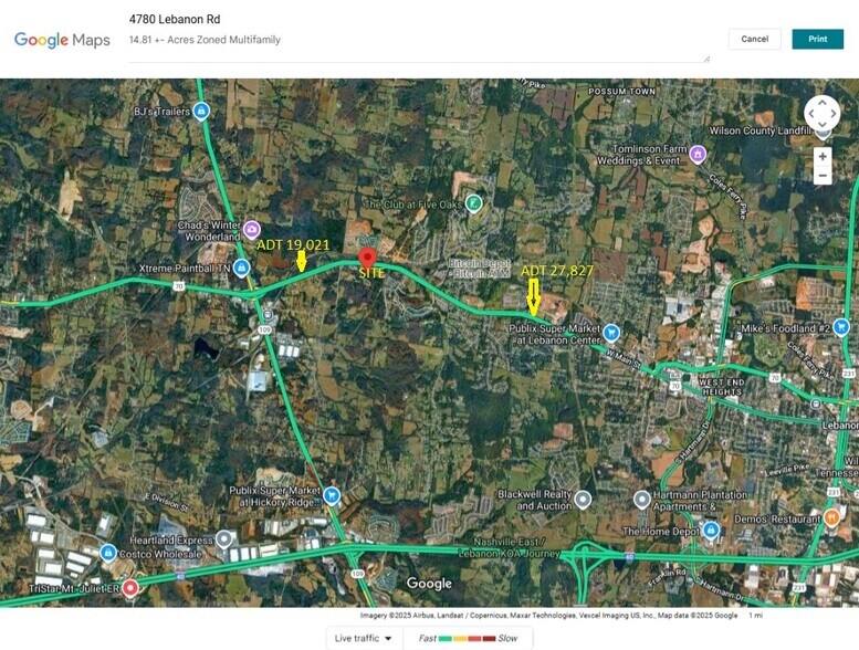 Primary Photo Of 4780 Lebanon Rd, Lebanon Land For Sale