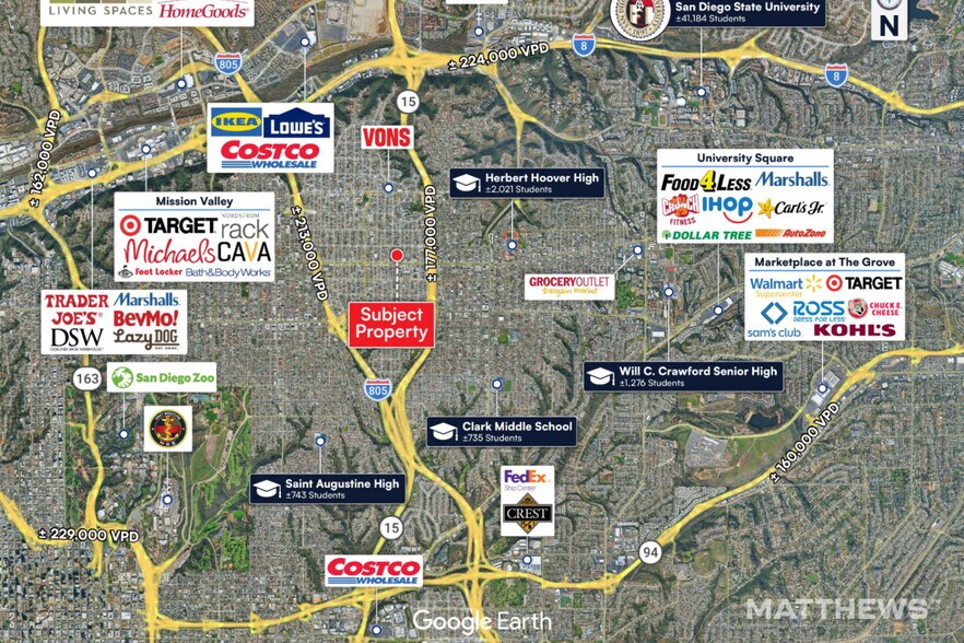 More Photos Of 4310 McClintock St, San Diego General Retail For Sale