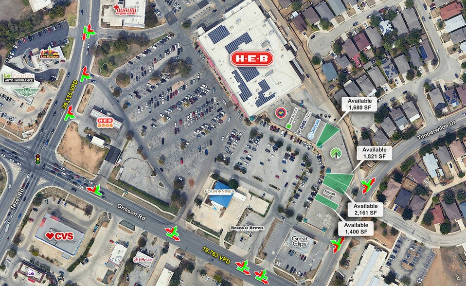 More Photos Of 9179-9255 Grissom Rd, San Antonio Supermarket For Lease