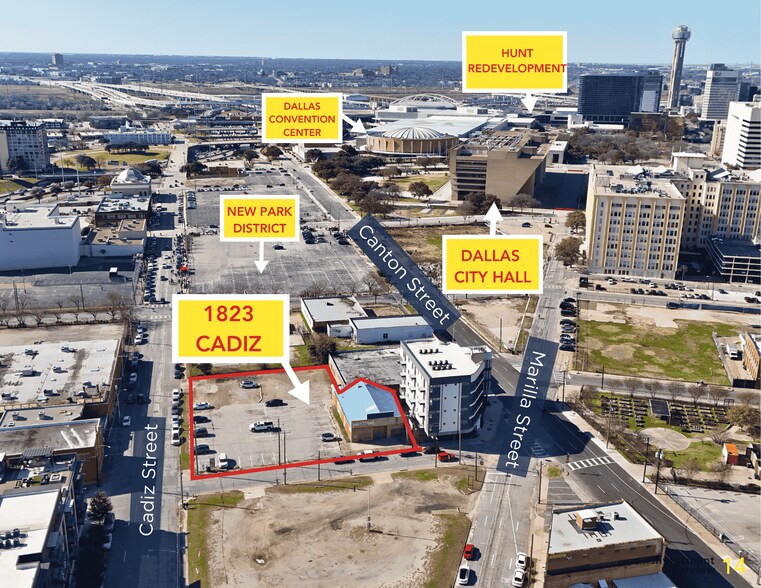 Primary Photo Of 1823 Cadiz St, Dallas Land For Sale