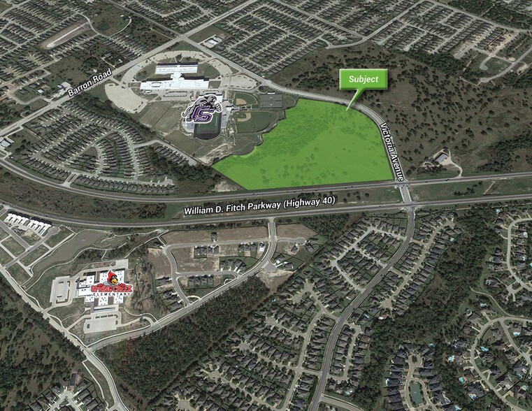 More Photos Of Victoria Ave @ William D Fitch Pky, College Station Land For Sale