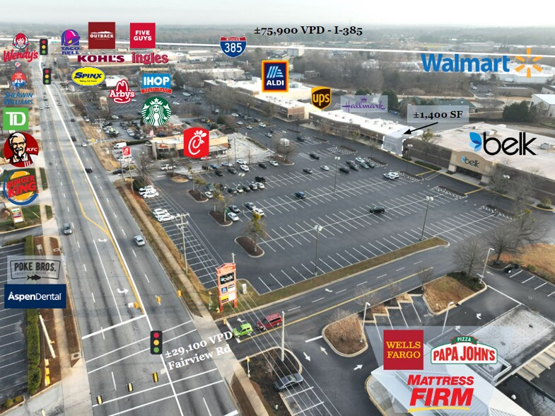 More Photos Of 665 Fairview Rd, Simpsonville Storefront For Lease