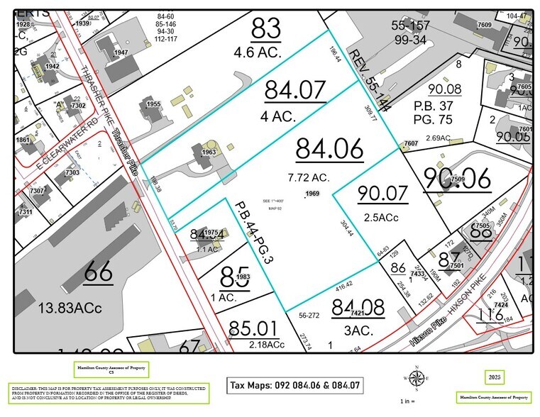 More Photos Of 1963 or with 1969, Hixson Land For Sale