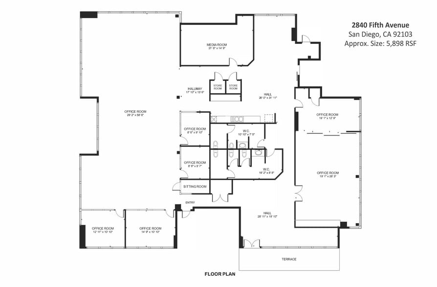 More Photos Of 2840 5th Ave, San Diego Medical For Lease
