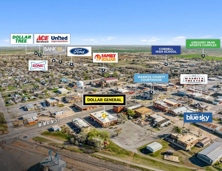 More Photos Of 120 W Main St, Cordell General Retail For Sale