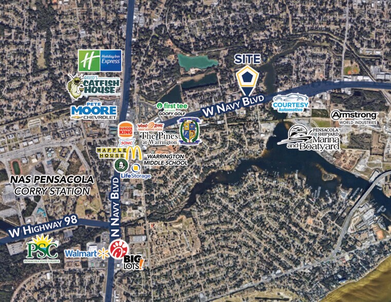 More Photos Of 3708 Navy Blvd, Pensacola Land For Sale