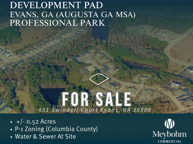 Primary Photo Of 801 Swindell Ct, Evans Land For Sale