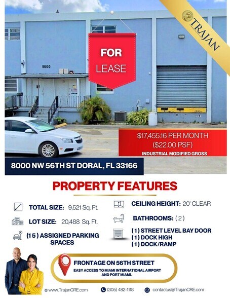 More Photos Of 8000 NW 56th St, Miami Warehouse For Lease