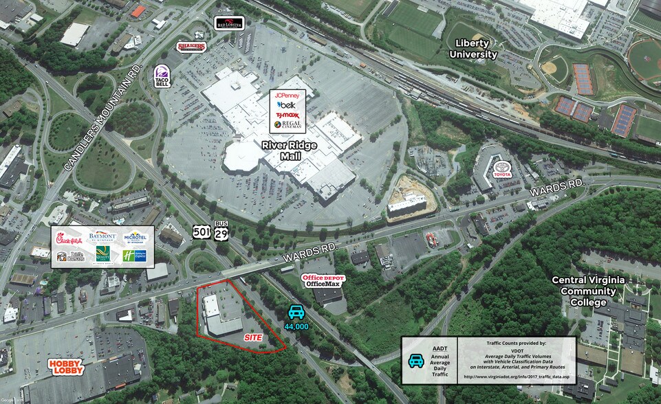 More Photos Of 2505 Wards Rd, Lynchburg General Retail For Lease