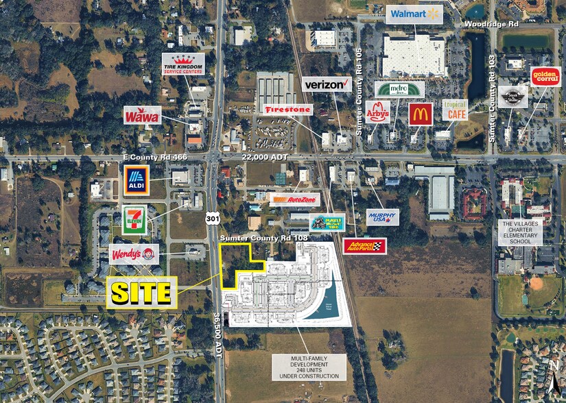 More Photos Of 11535 N US 301, Oxford Land For Lease