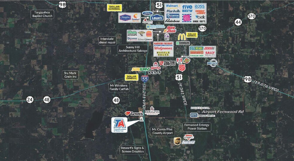 More Photos Of 1110 Airport Fernwood Rd, Mccomb Convenience Store For Sale