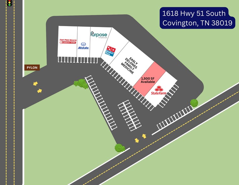 More Photos Of 1618 Highway 51, Covington General Retail For Sale