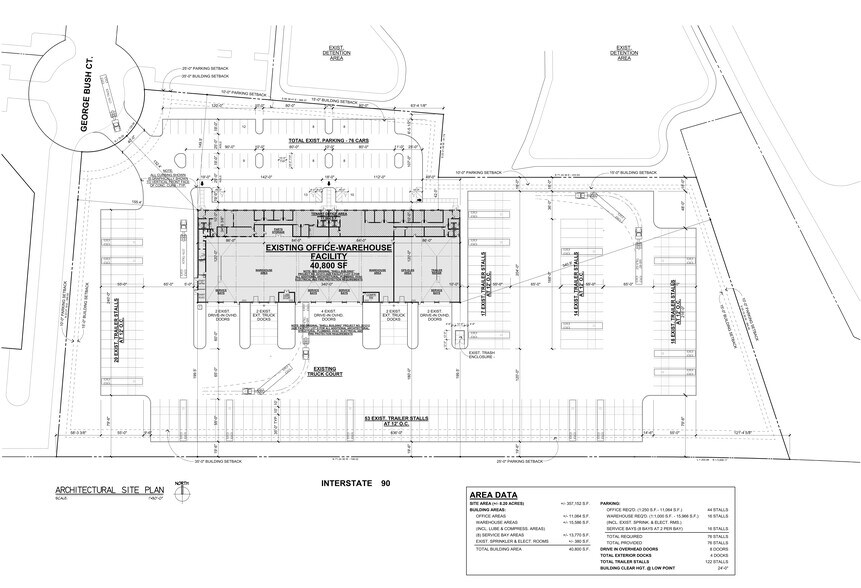 More Photos Of 13800 George Bush Ct, Huntley Truck Terminal For Lease