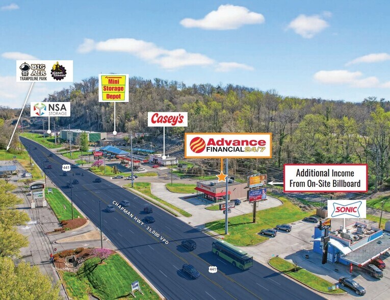 More Photos Of 4531 Chapman Hwy, Knoxville Fast Food For Sale
