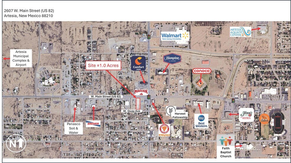 More Photos Of 2607 Main st, Artesia Land For Sale