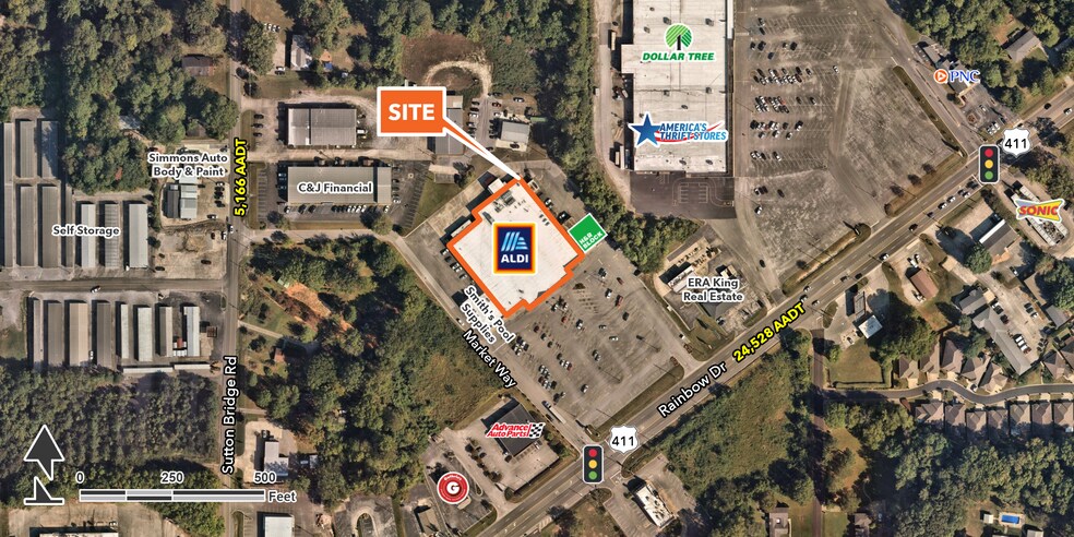 Primary Photo Of 3331 Rainbow Dr, Rainbow City Storefront For Lease