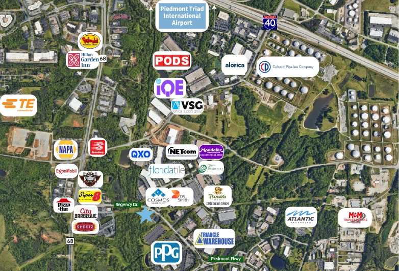 More Photos Of 4285 Regency Dr, Greensboro Warehouse For Sale