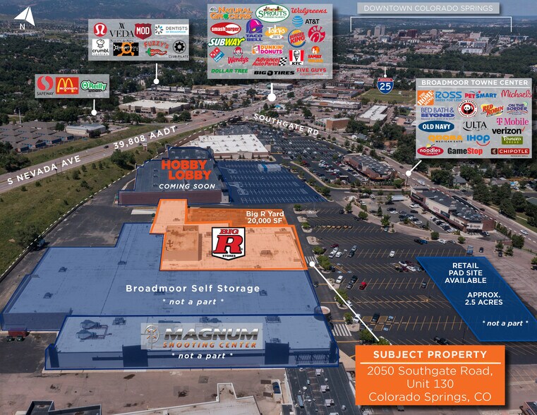 More Photos Of 2050 Southgate Rd, Colorado Springs Storefront For Sale