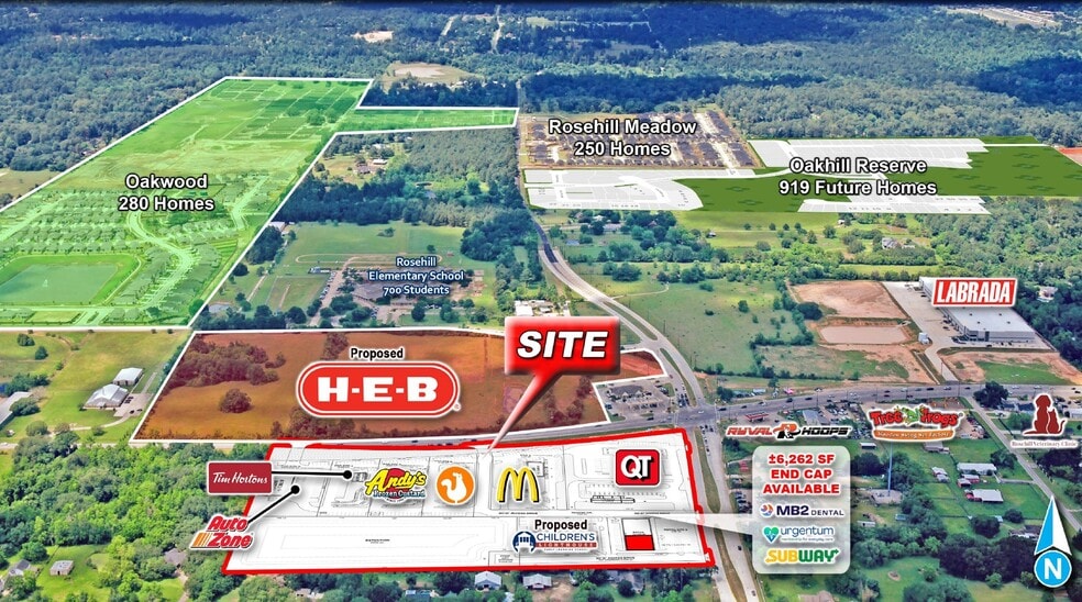 More Photos Of SWC of FM 2920 & Cypress Rosehill Rd, Tomball Freestanding For Lease