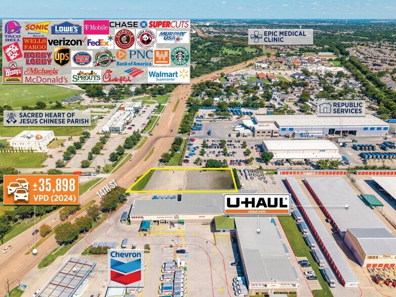 More Photos Of 4120 14th St, Plano Land For Lease