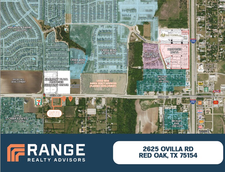 Primary Photo Of 2625 Ovilla Rd, Red Oak Land For Sale